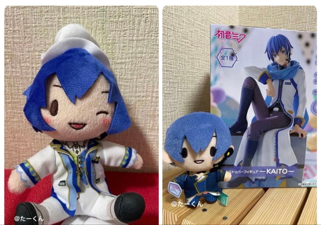 初音ミク カイト　ぬーどるストッパーフィギュア　KAITO ふわぷち