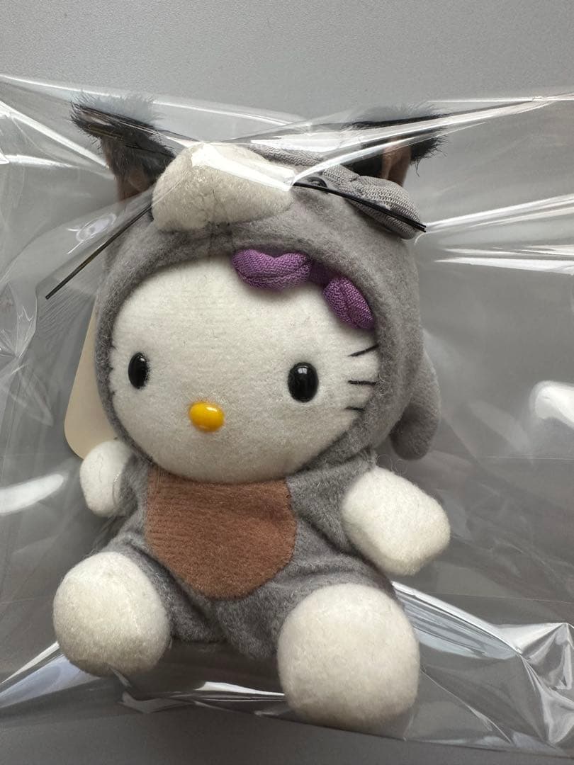 レア！ハローキティ 北海道限定 エゾリスキティ ぬいぐるみレトロ　ご当地