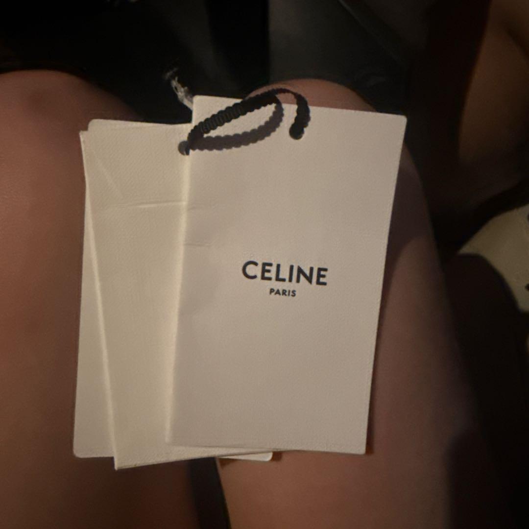 CELINE ホワイトショップ袋