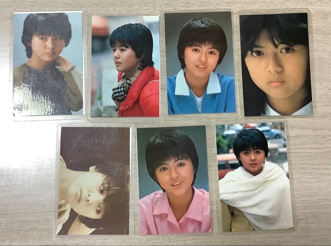 薬師丸ひろ子セット ベータ版 探偵物語/星見八犬伝 巾着やハンカチ、トランプなど