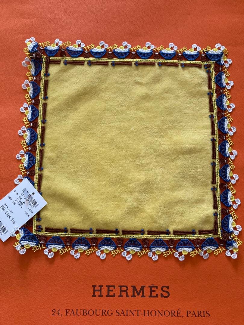 【新品未使用】近沢レース　タオルハンカチ5枚セット!