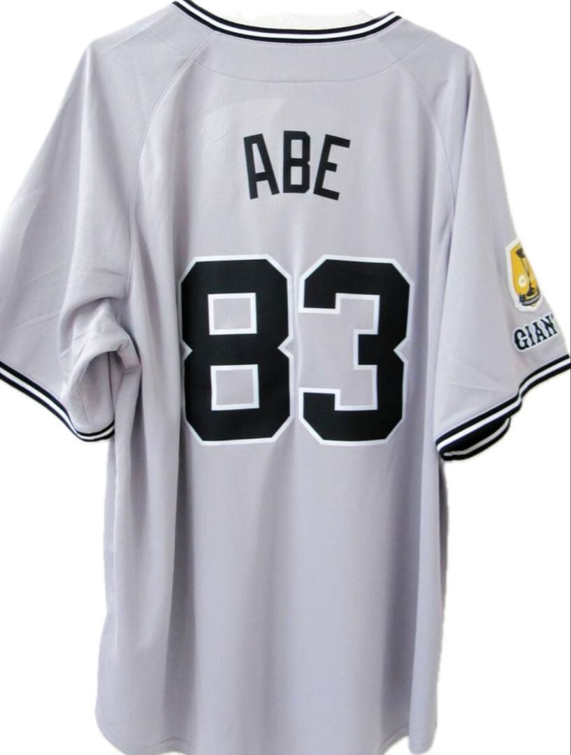 美品未着用　巨人読売ジャイアンツ 阿部慎之助ビジターユニフォームXL