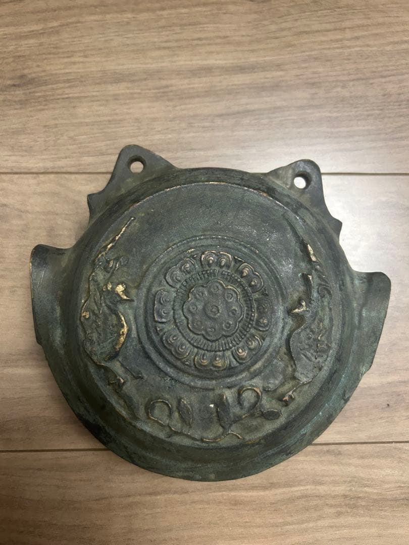 鰐口，江戶時代，古銅製，重約1100克