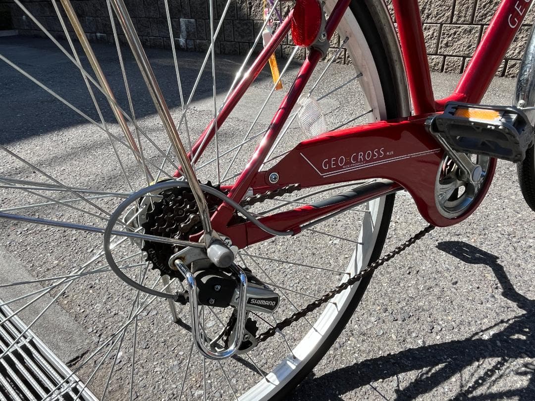 ジオクロスプラス　シティサイクル　２７インチ　外装６段