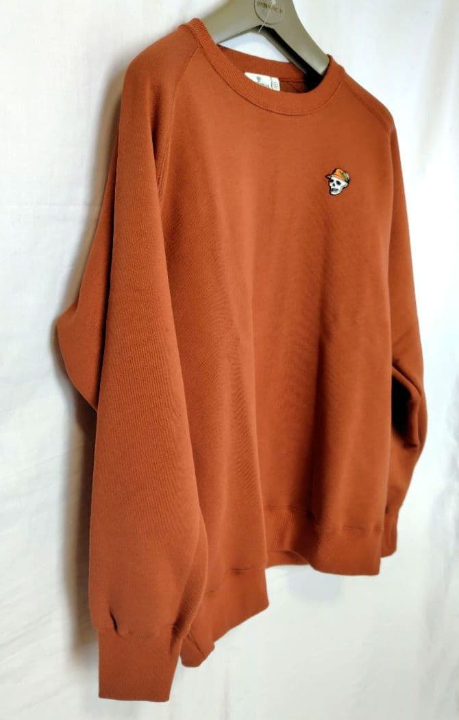 新品【DEVEREUX GOLF】 クルーネック／トレーナー／ブラウン／L