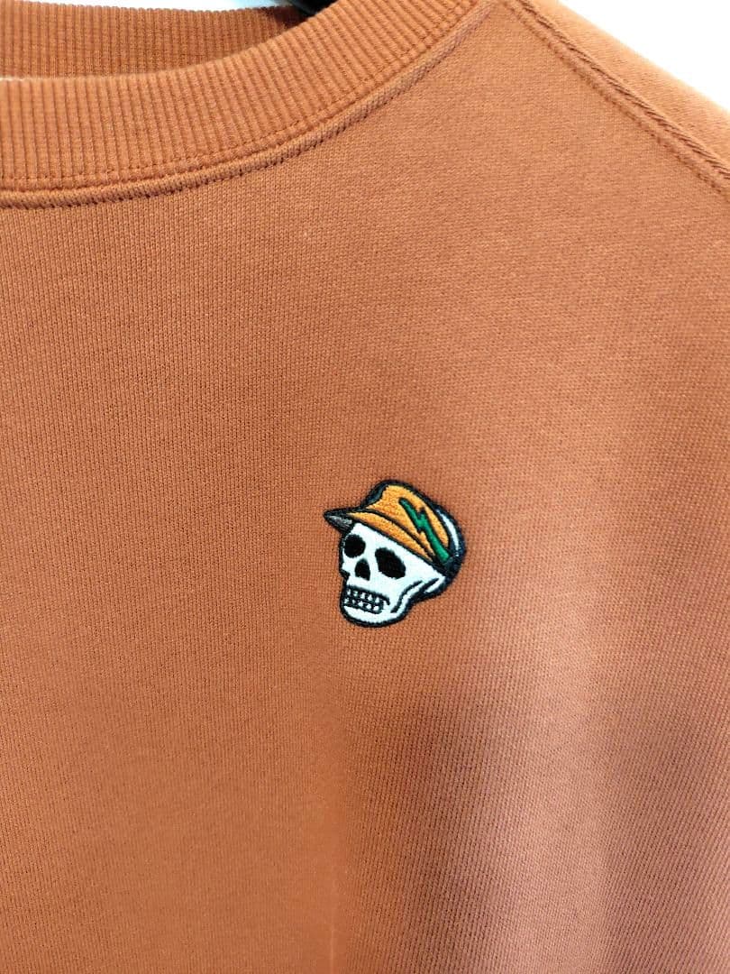 新品【DEVEREUX GOLF】 クルーネック／トレーナー／ブラウン／L