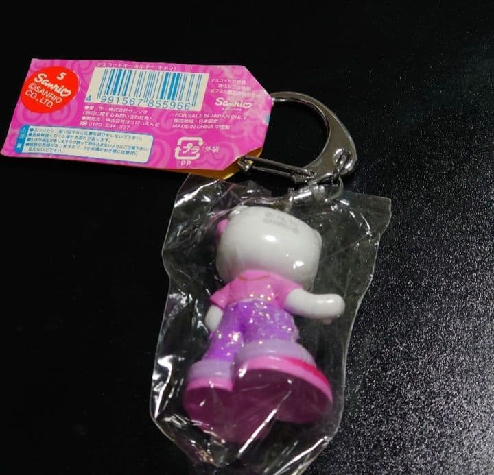 新品未開封　キティ　ヒップホップ　キーホルダー　ストラップ　レア