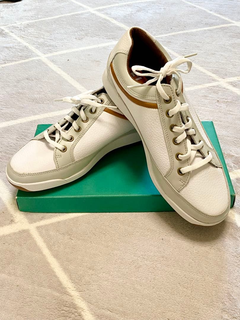 FootJoy フットジョイ メンズ ホワイト/ゴールド スニーカー