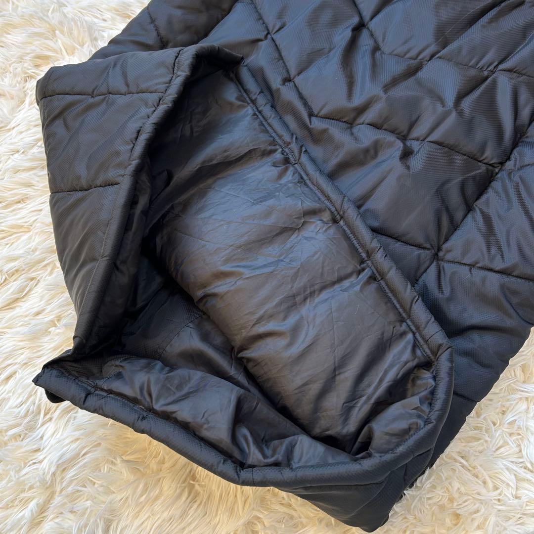 mizuno ミズノ　厚手中綿ベンチコート　2XL ブラック　大きいサイズ