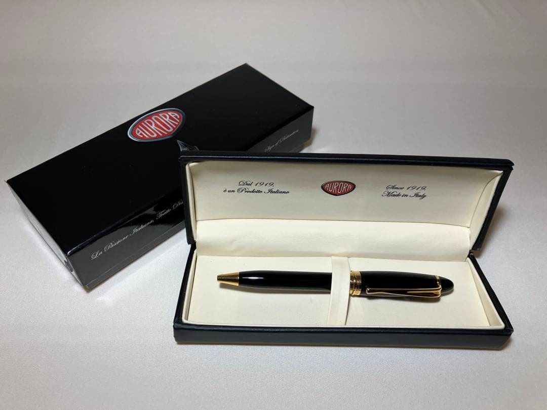 【未使用保管品】AURORA アウロラ イプシロン ボールペン（箱付/替芯付）