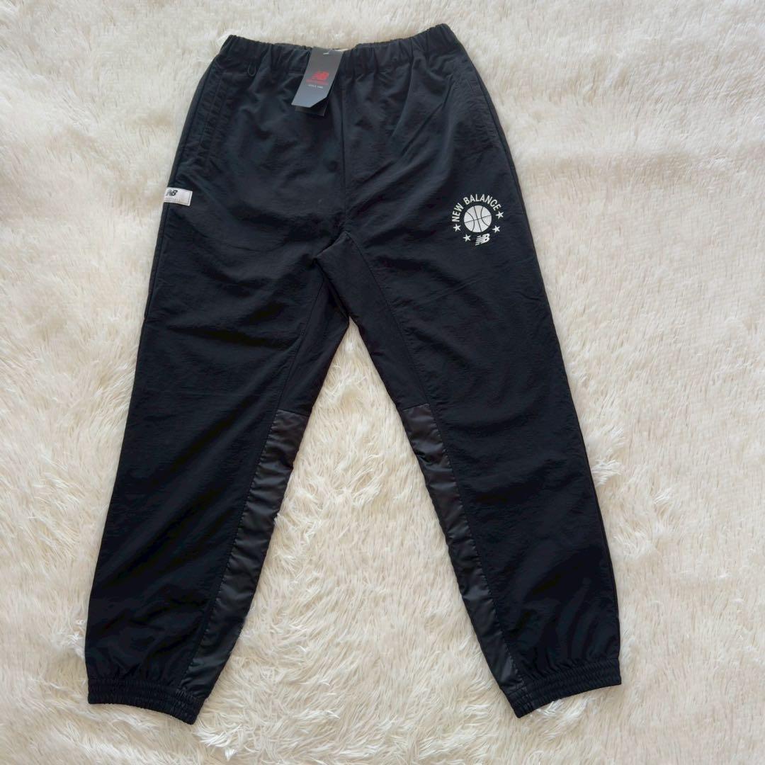 新品タグ付✨New Balance バスケットボール　ウィンドパンツ 黒　M