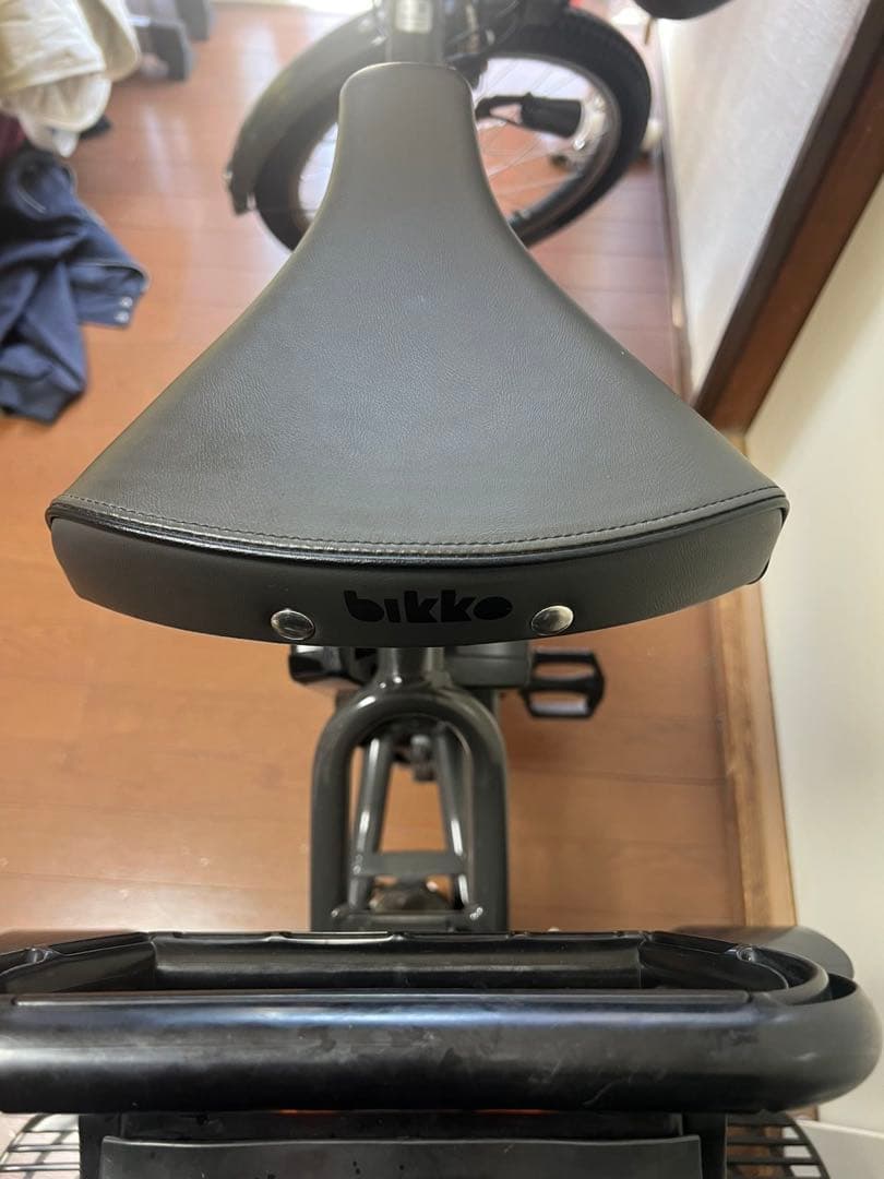 電動アシスト自転車 チャイルドシート付き グレー