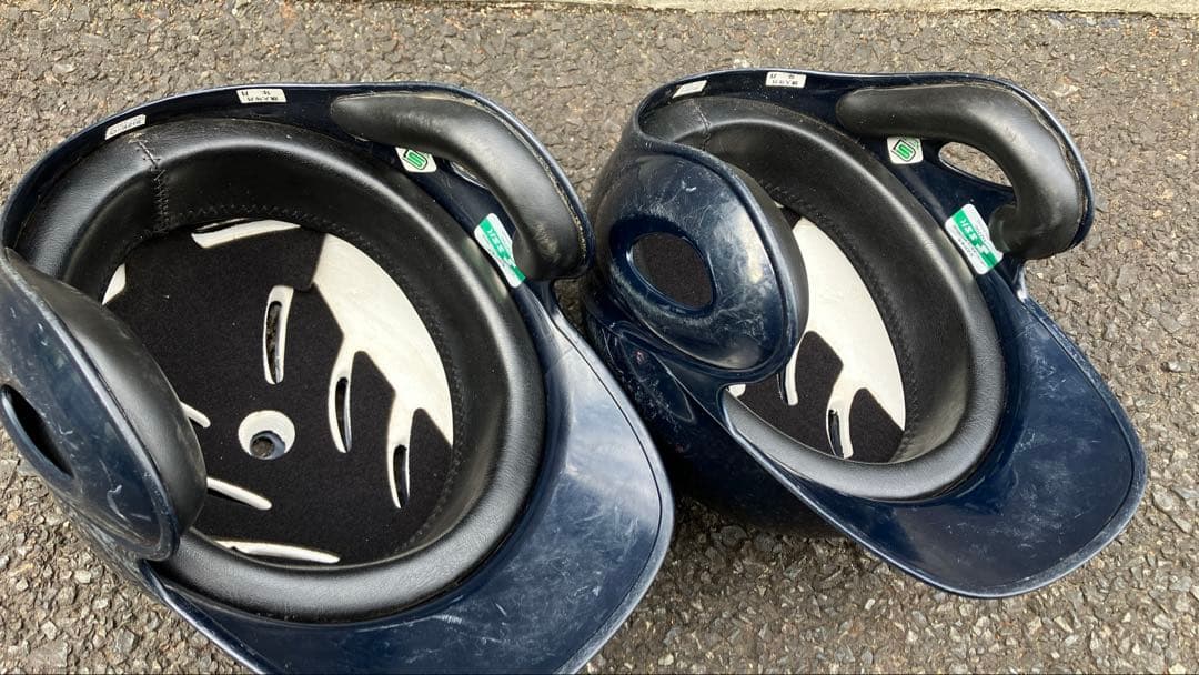 軟式用バッター用ヘルメット 9個セット 収納袋付き