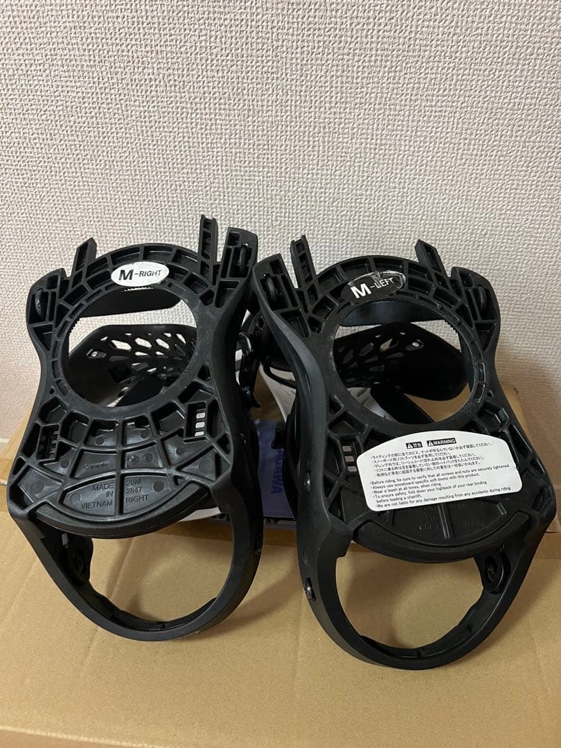 FLUX PR ビンディング ホワイト/ブラック Mサイズ