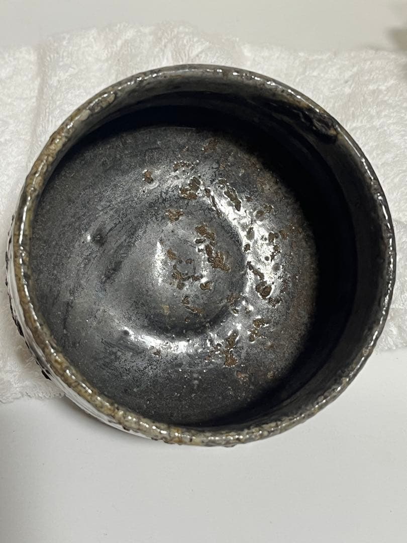 萩焼　12代　田原陶兵衛　茶碗　抹茶椀　茶器　木箱付　中古