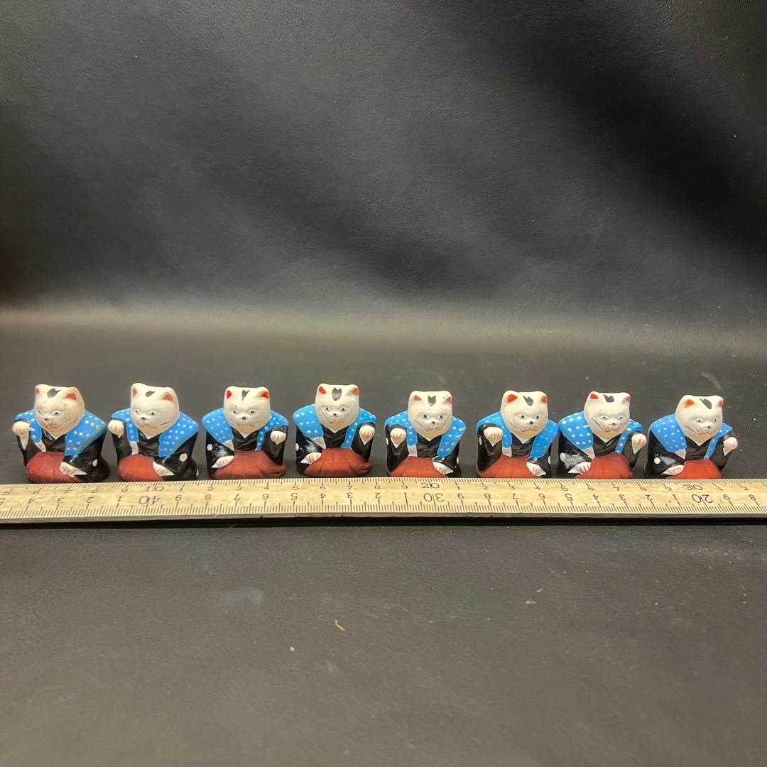 〇※後右1266 住吉大社 招福猫 42体 招き猫 木箱 ケース