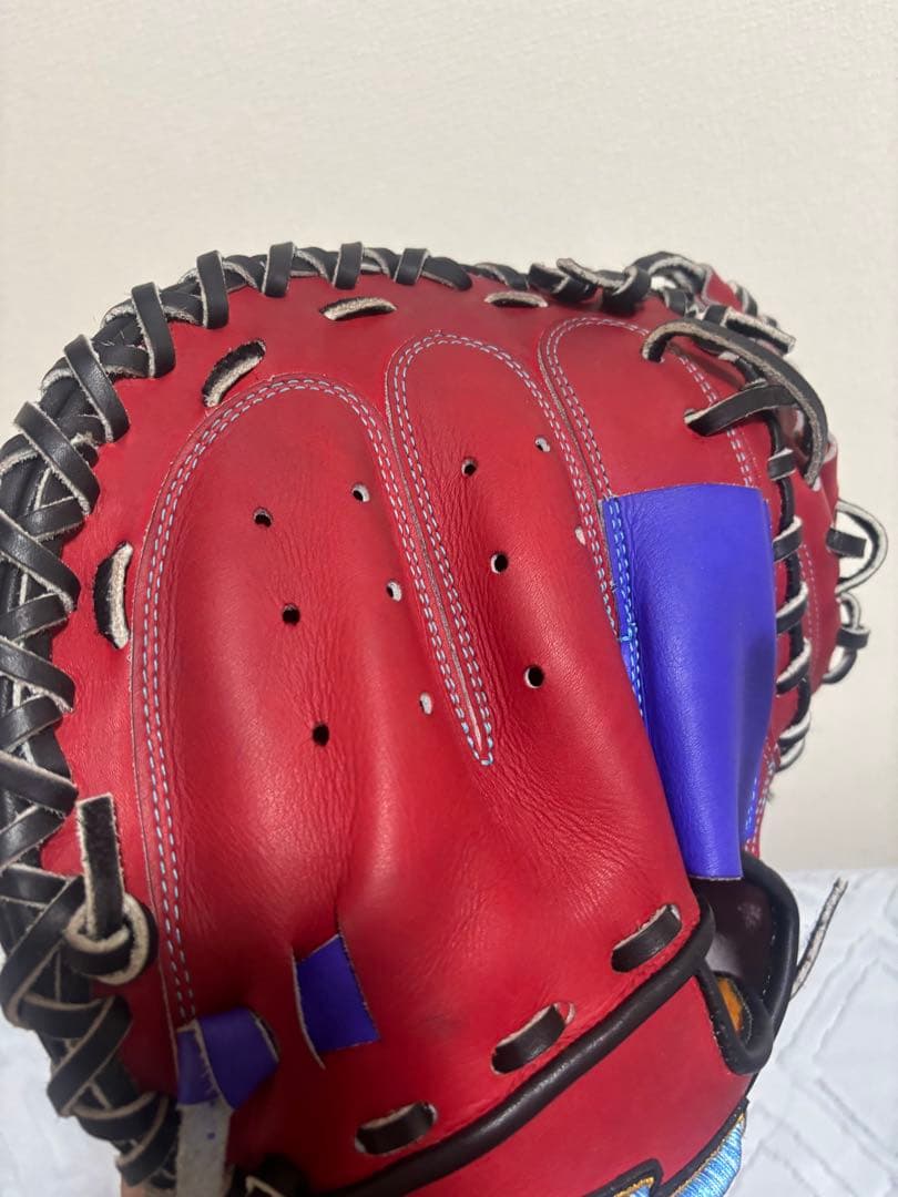 ミズノプロ　硬式　キャッチャーミット　オプションオーダー　ダイバーシティーブルー