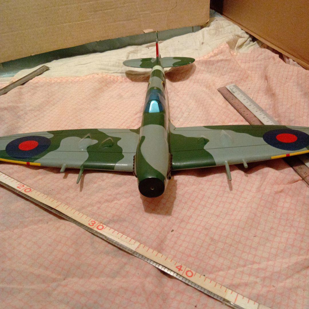 木製　戦闘機　模型　スピットファイア ZD-B 4434 1/72　送料着払い