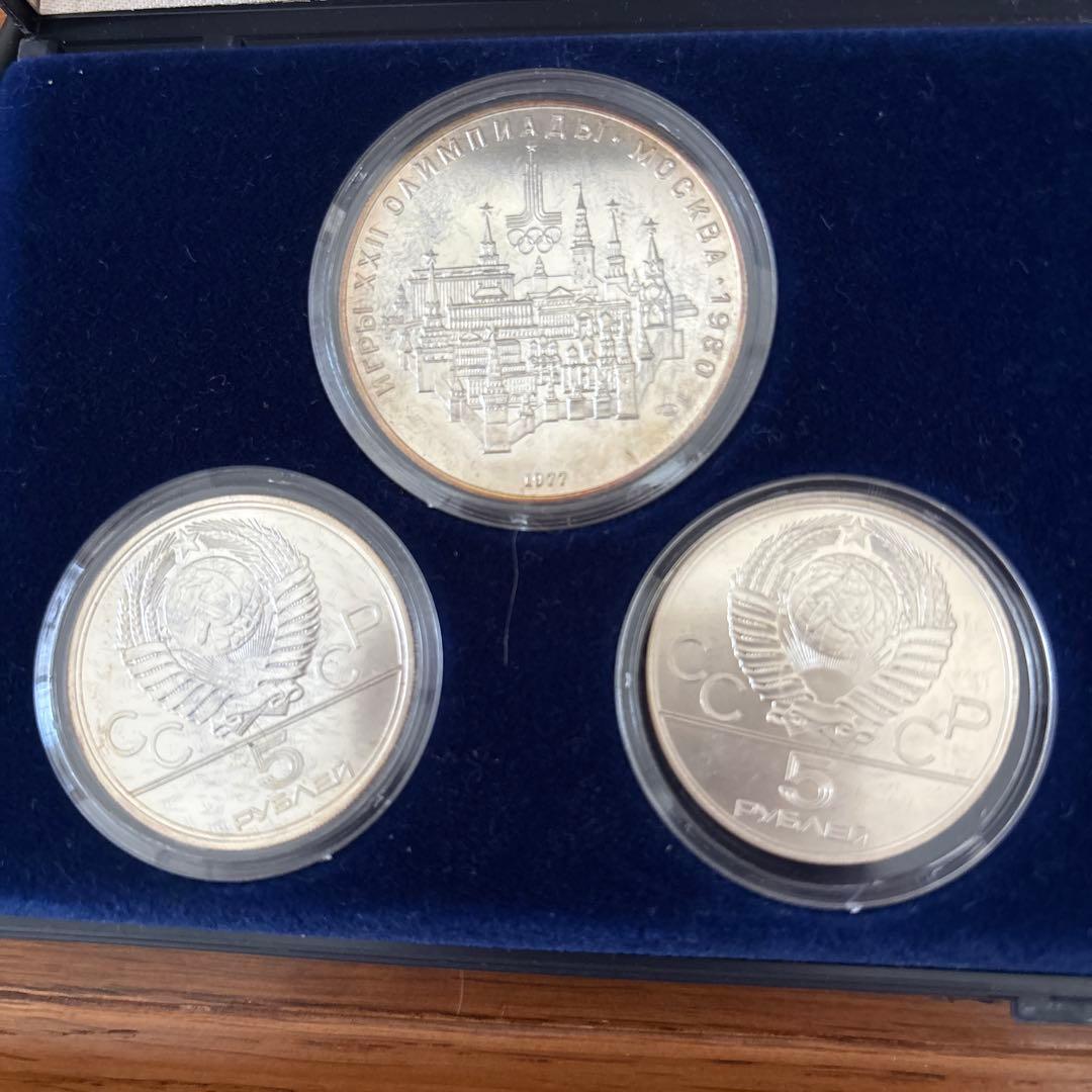 モスクワオリンピック1980 記念メダル6枚セット　銀貨