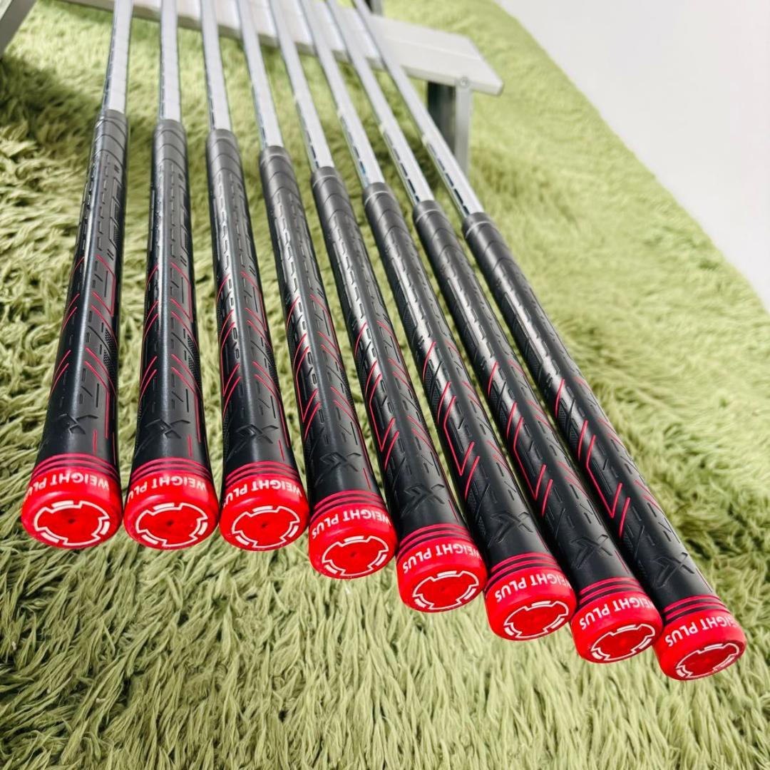 ゼクシオ 11代目 レッド スチールシャフト アイアン8本セット メンズゴルフ