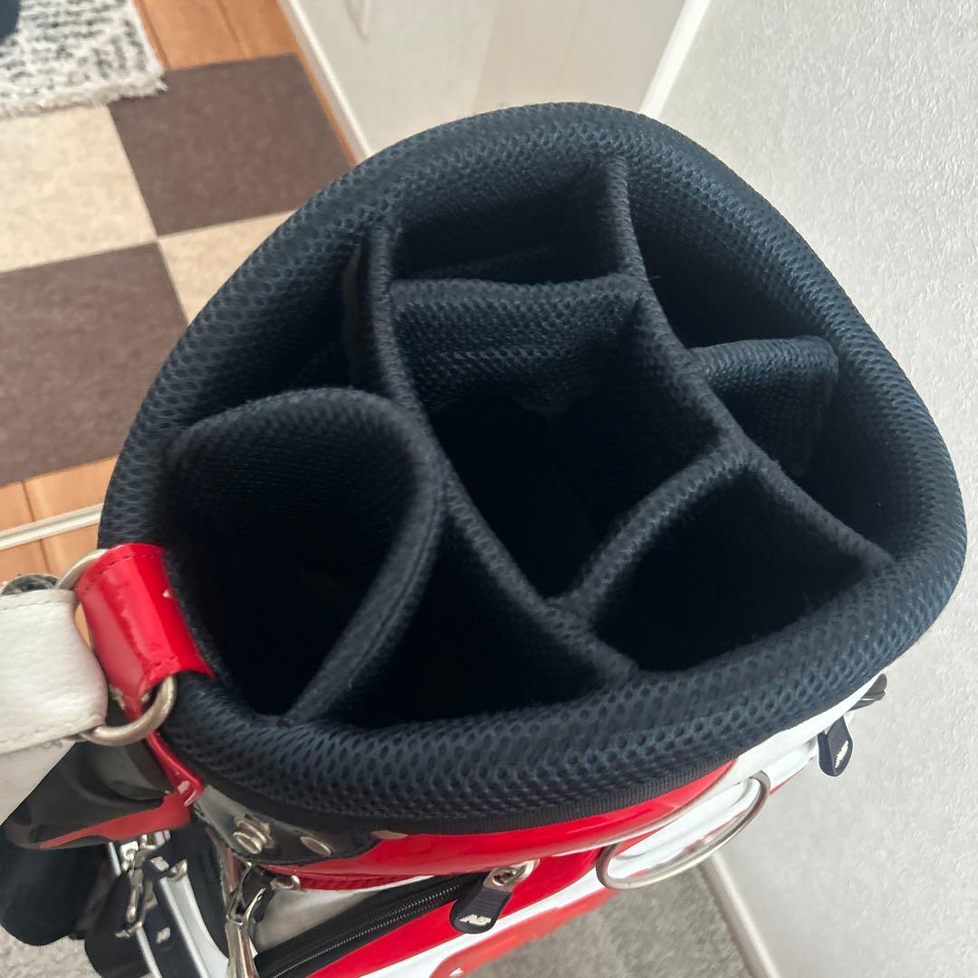 new balance ゴルフキャディバッグ 白/赤