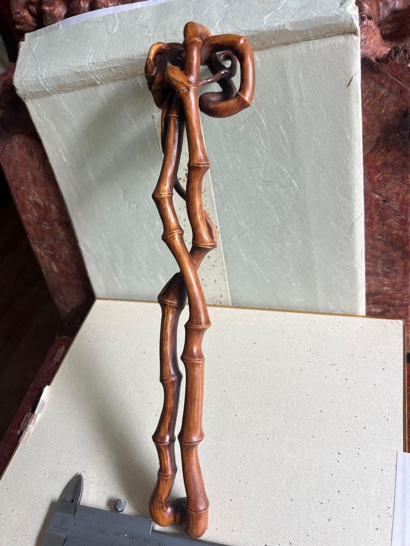 古美術 木如意 彫刻