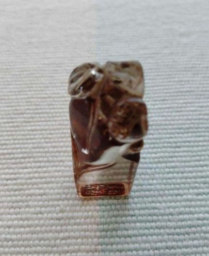 中国骨董　清の時代 貴重天然水晶印鑑 旧蔵した書道篆刻品 希少価値が高い高級印材