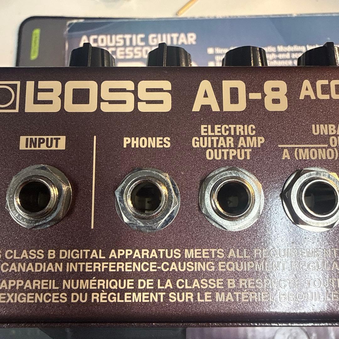 【名器】BOSS AD-8 アコースティックギター プロセッサー
