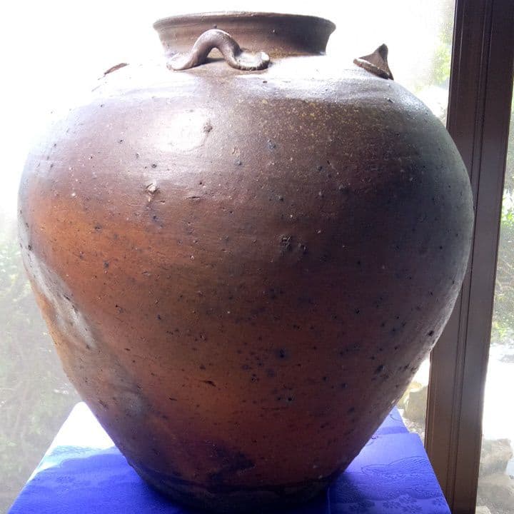 桃山時代備前焼4耳壺