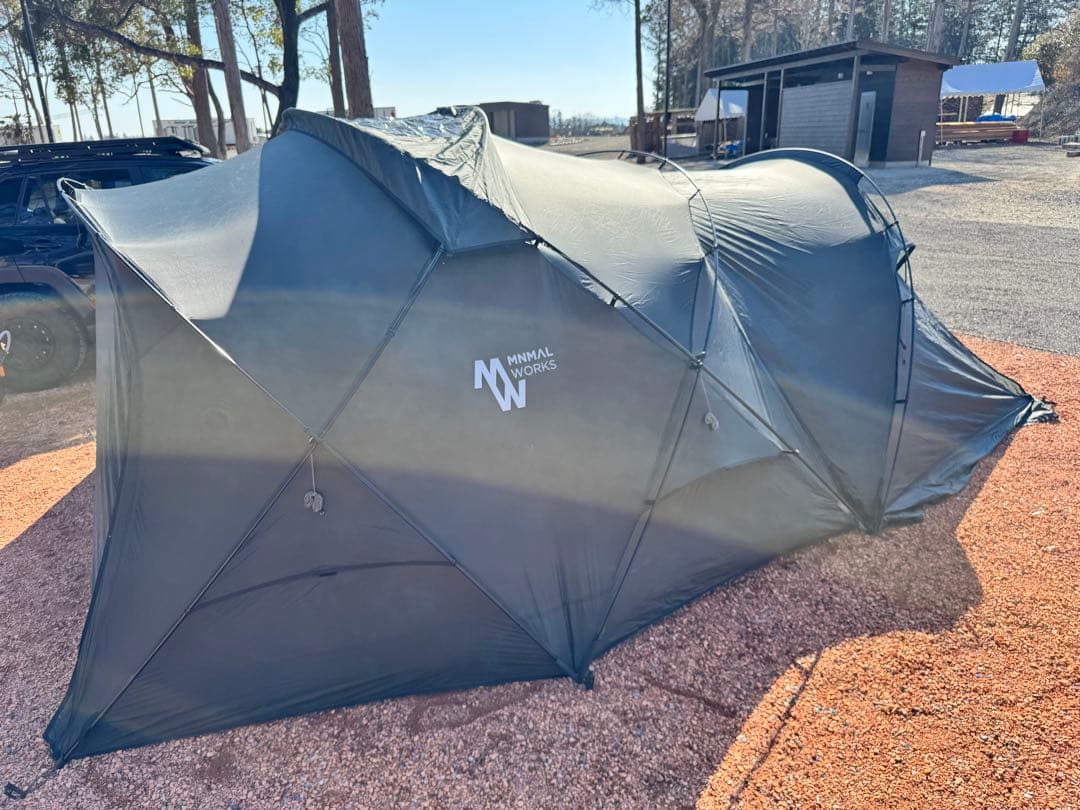 ミニマルワークス　シェルターg チャコール ベスティビュール付き