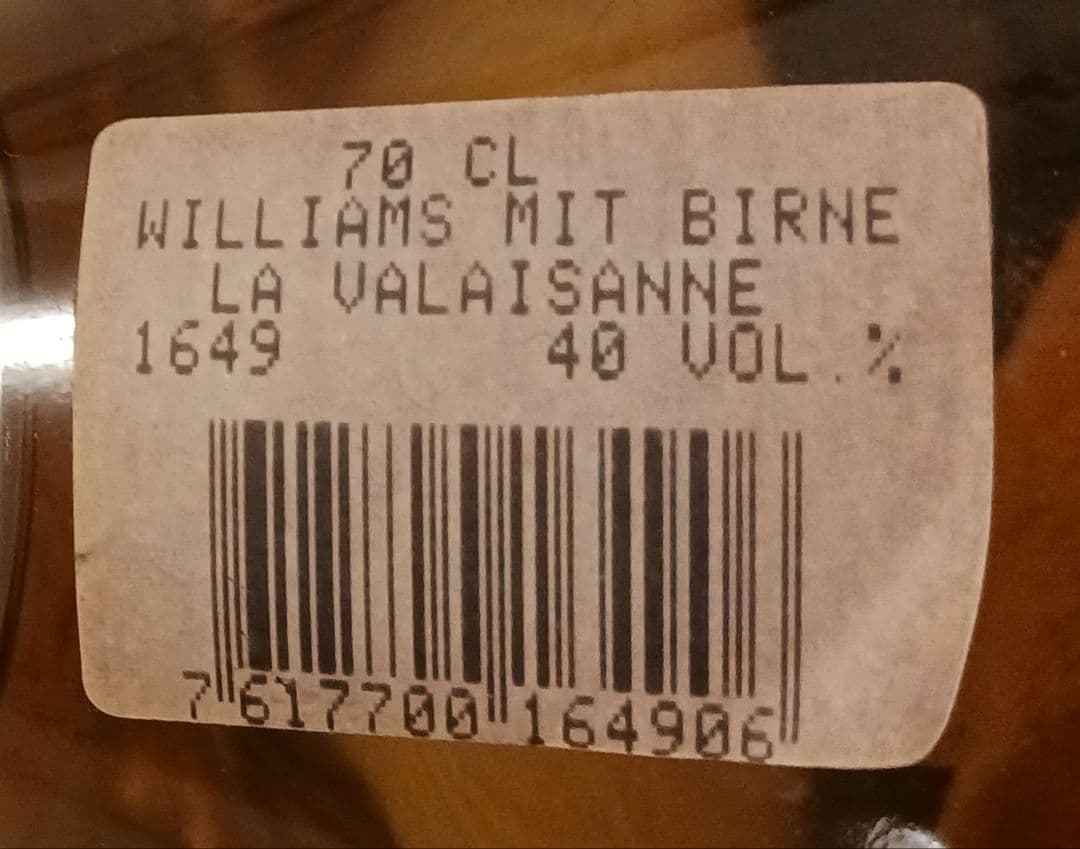 希少❗ Poire Williams 洋梨入りブランデー 鑑賞用