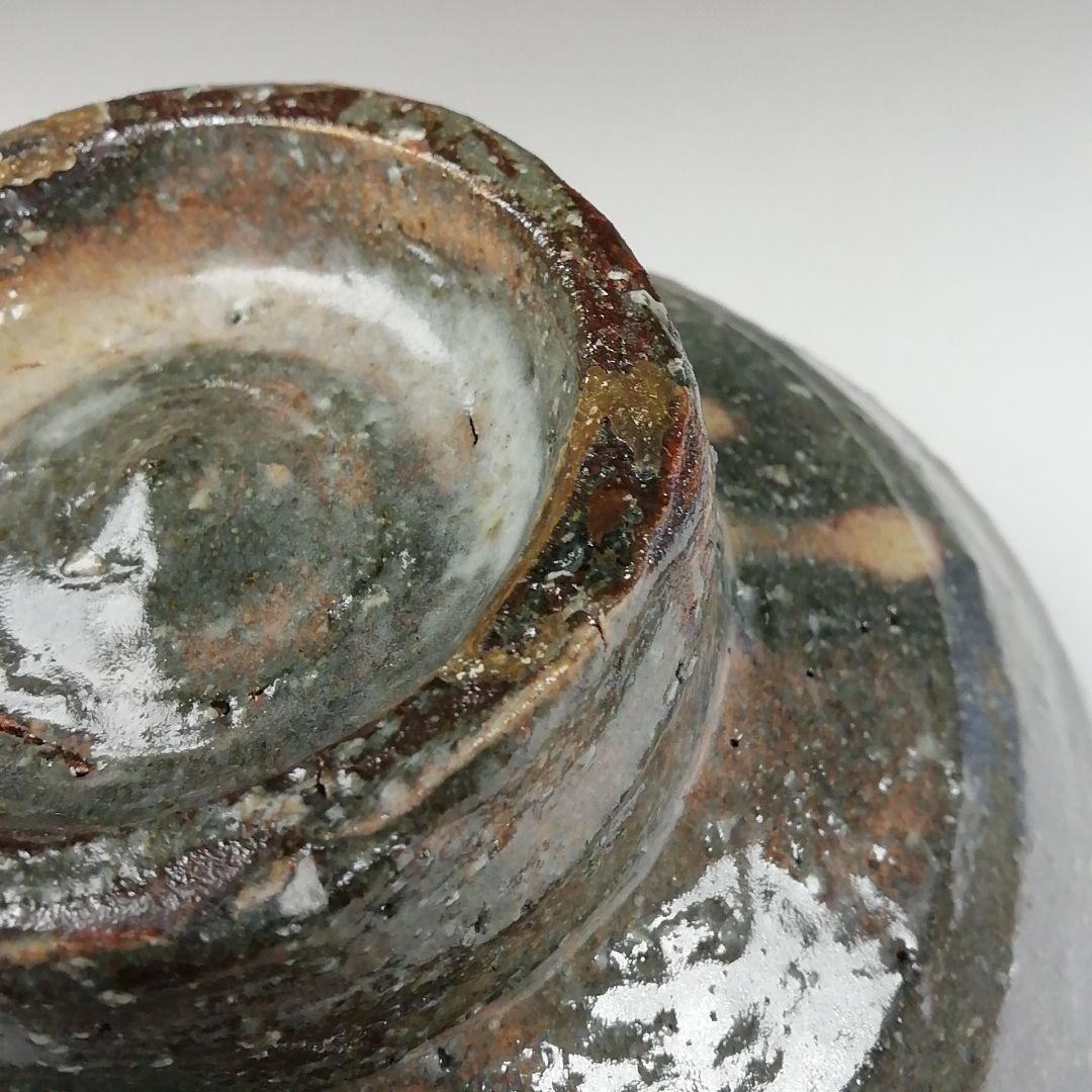 Ｔ５０２　茶碗　『萩茶碗』『天龍窯　服部陶炎 造』　共箱　抹茶碗　茶道具