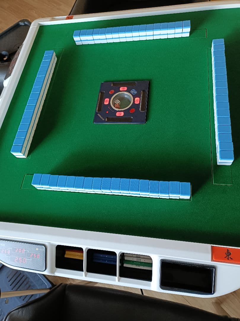 アモスJP-EX 28ミリ牌　折りたたみ脚　サイドテーブル　チェアセット