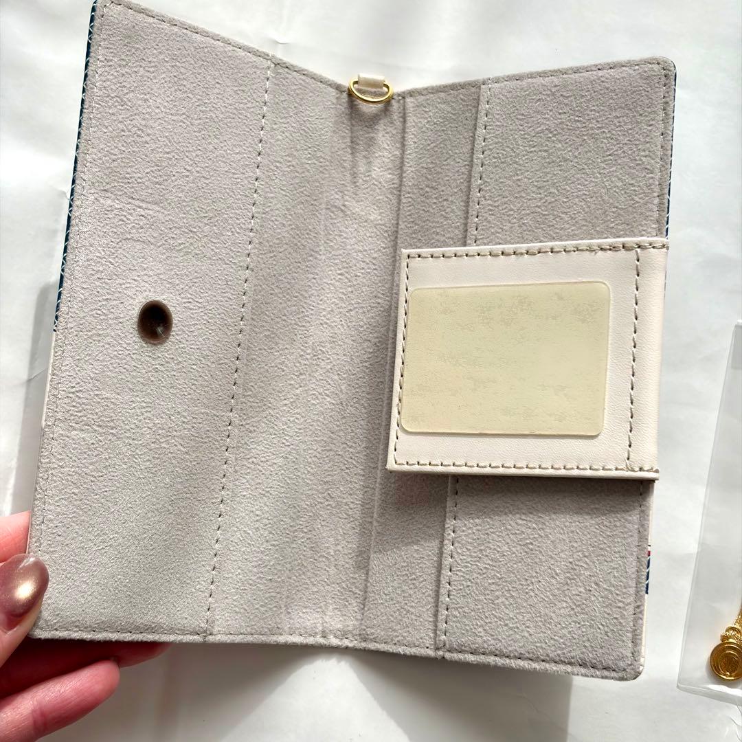 【希少★完売品★新品】刀剣乱舞×浅草文庫　友禅染牛革スマホケース 三日月宗近