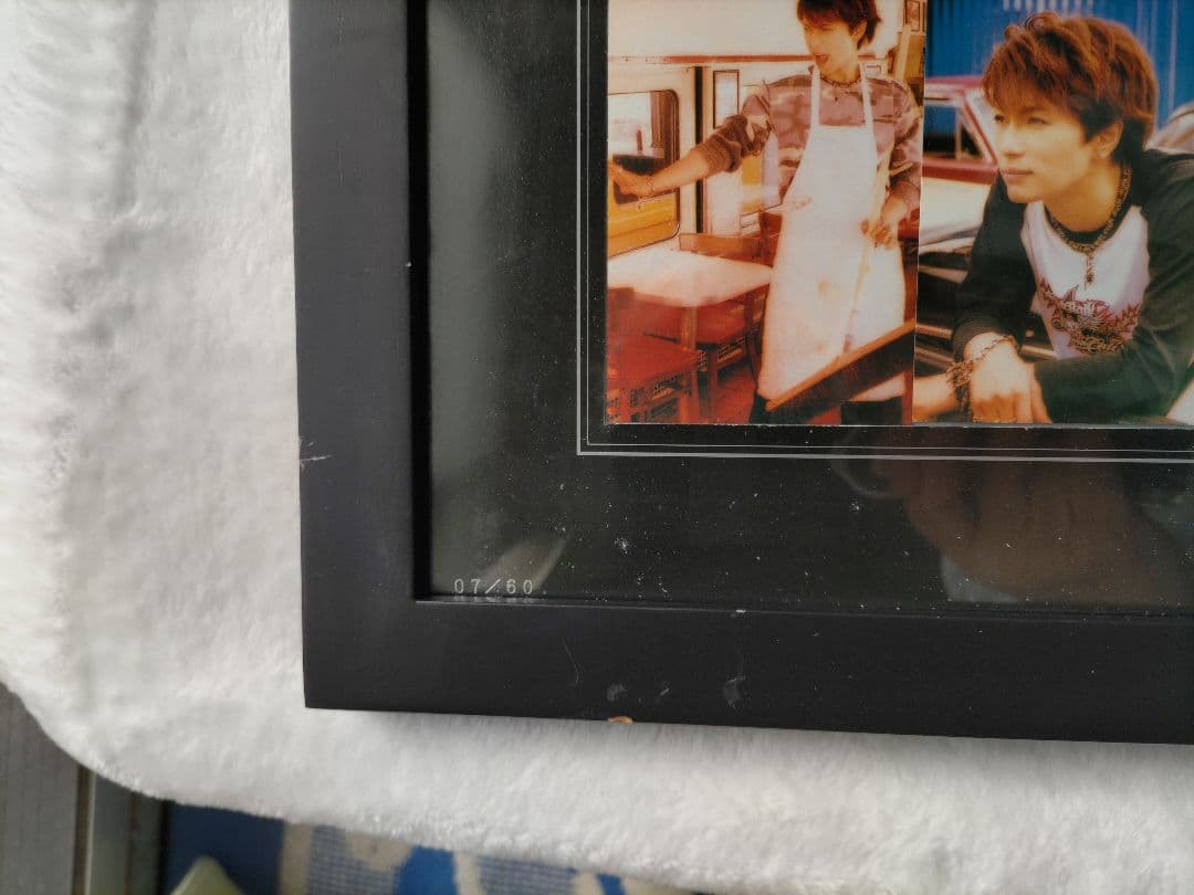 GACKTトレーディングカード台紙(直筆)、専用フレーム