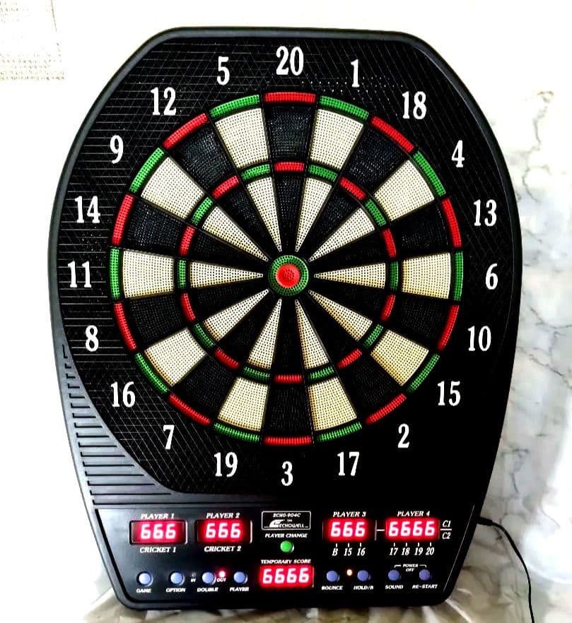 ダーツボード　ＥＣＯＨ-904C 電子ダーツ 最大4人用 取扱説明書付き