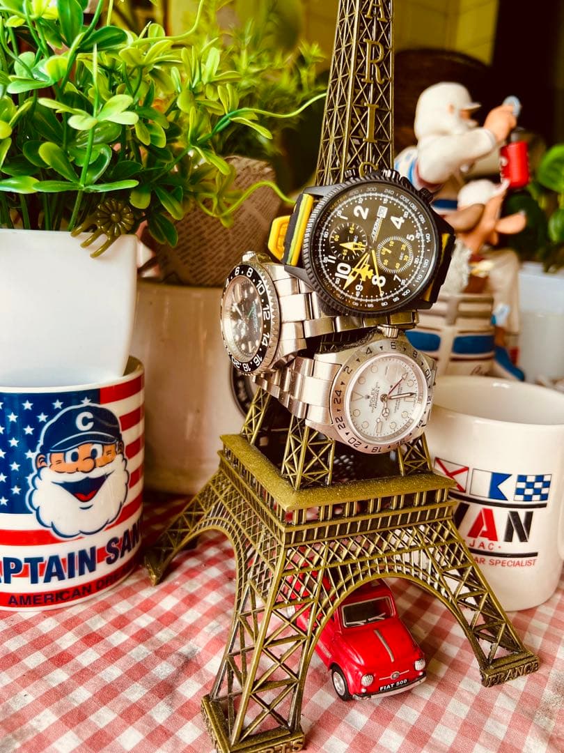 値引Air航空機military時計、ベルトラバー製yellow新品未使用品