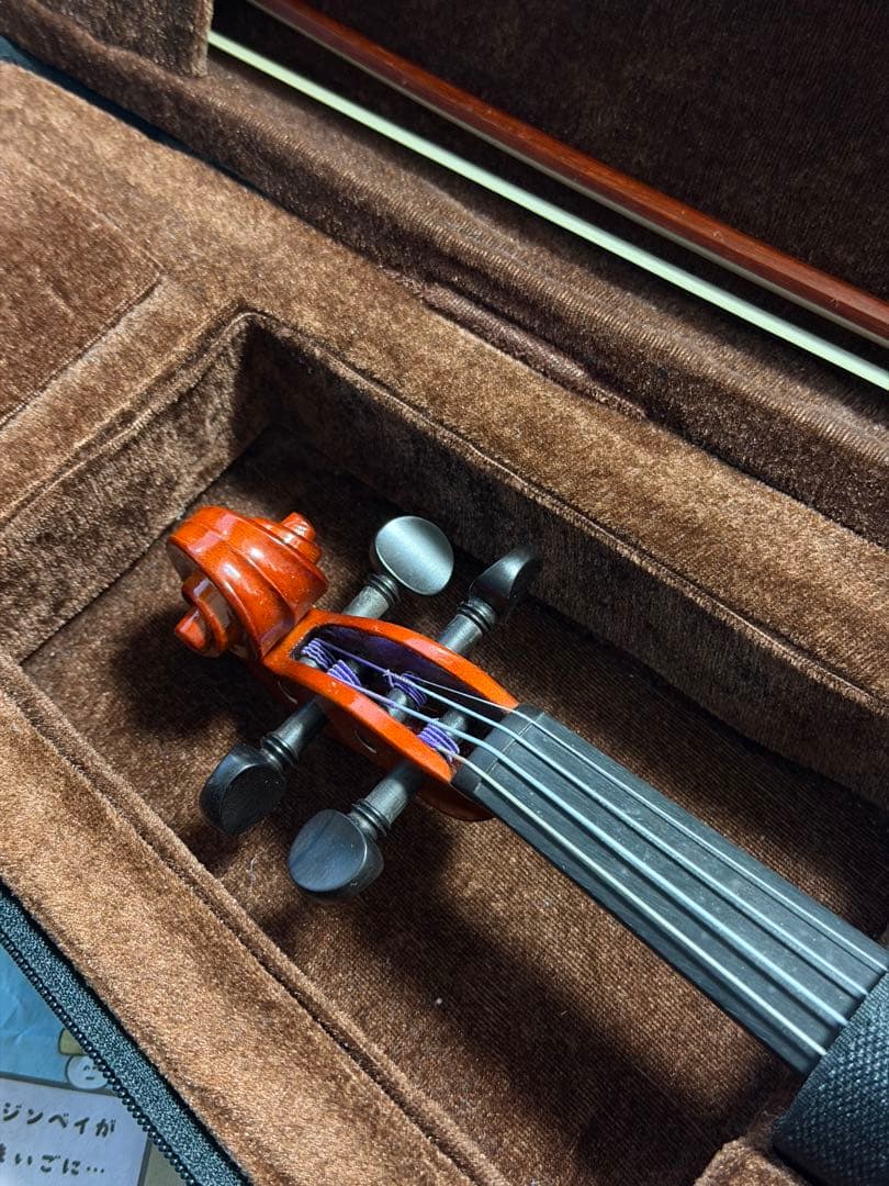 カ*8様 ARS MUSIC 分数バイオリン 1/2 弓・ケース・肩当て付き