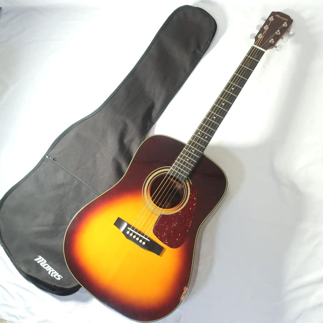Morris M-255 TS アコースティックギター モーリス純正ケース付