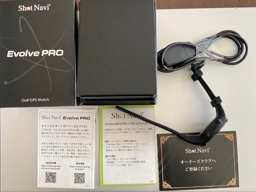 ShotNavi Evolve PRO ゴルフ GPS ウォッチ