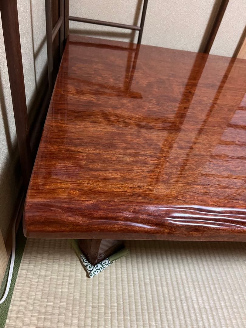 値下 希少一枚板　大きめ座卓 重量重いです。相談可