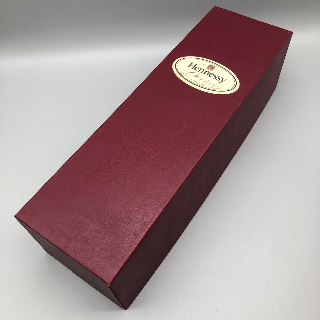 未開封箱付きヘネシーキュヴェスペリオールコニャックブランデー赤ヘネ古酒ビンテージ