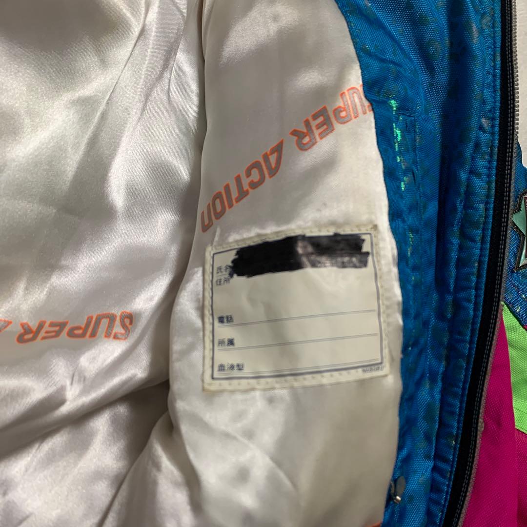 90's アシックス asics スキージャケット　ゲレンデ　派手ピンク