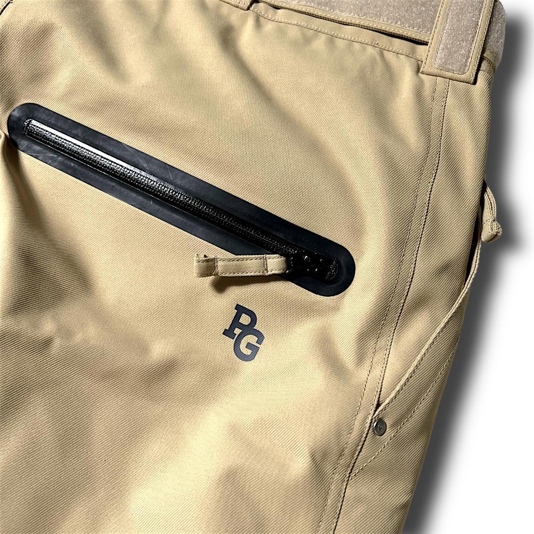 パーリーゲイツ 定3.9万 防汚防水防風 ストレッチ スノーウェア L ベージュ