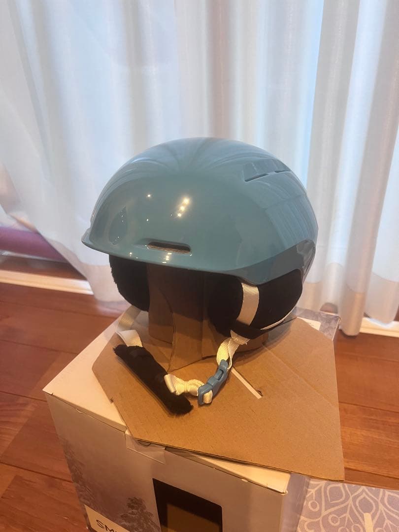 美品　SMITH Glide Jr. ヘルメット ブルー　YXS 48-52cm