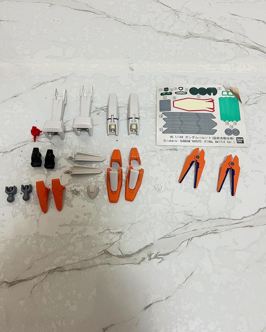 【全塗装 完成品】1/144HGガンダムハルート 最終決戦仕様