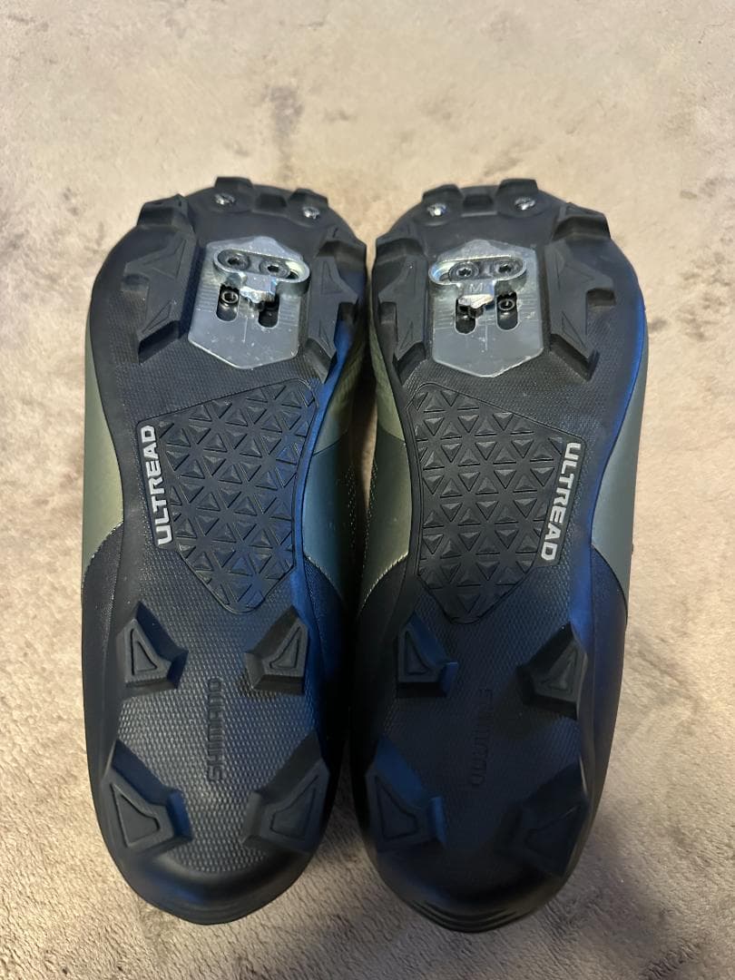 SHIMANO SPD シューズ SH-XC502モスグリーン43（てらてら様）