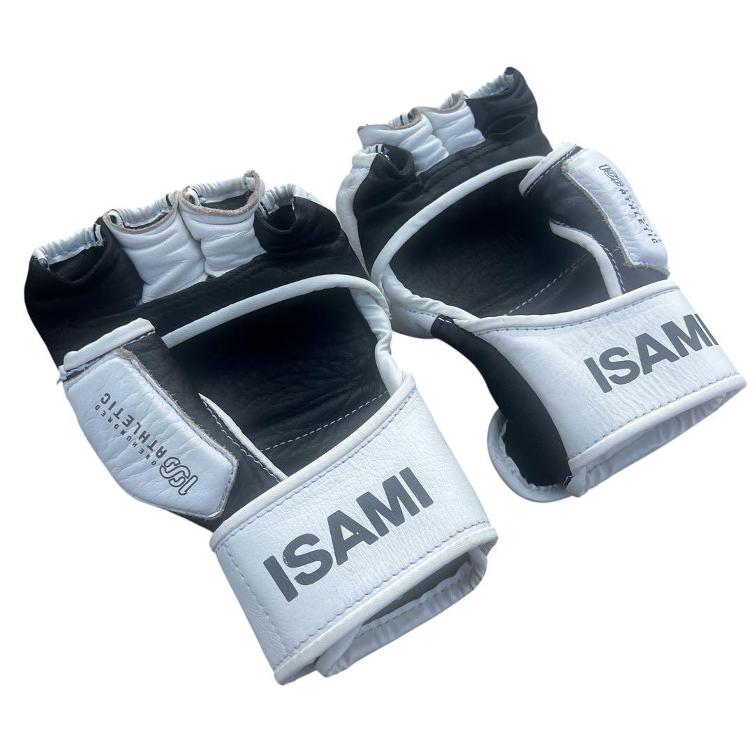 Mサイズ　ISAMI×100Athletic 修斗オープンフィンガーグローブ