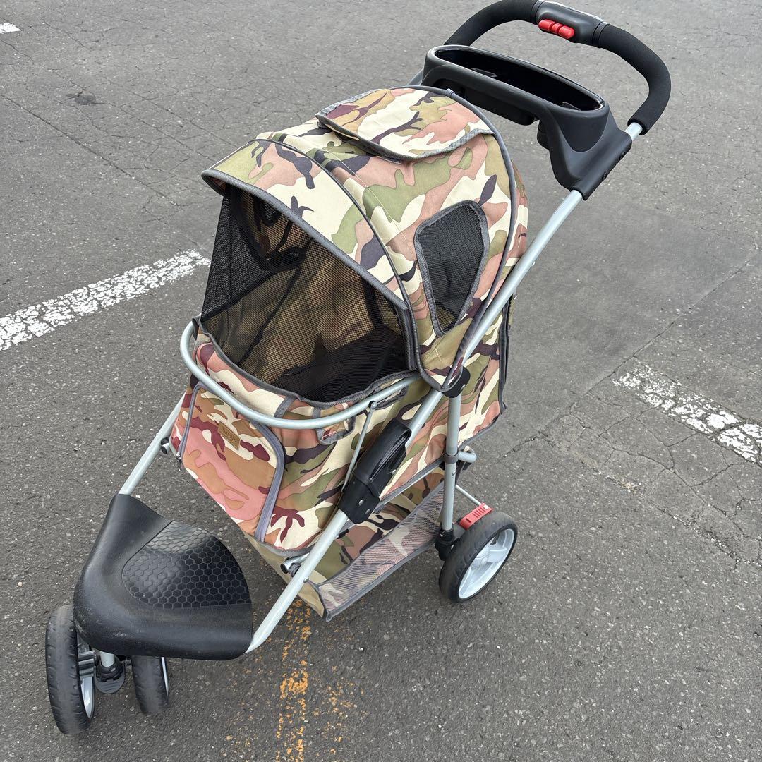 ibiyaya ペットカート イビヤヤ ファーストクラスエアー 3輪カート　迷彩