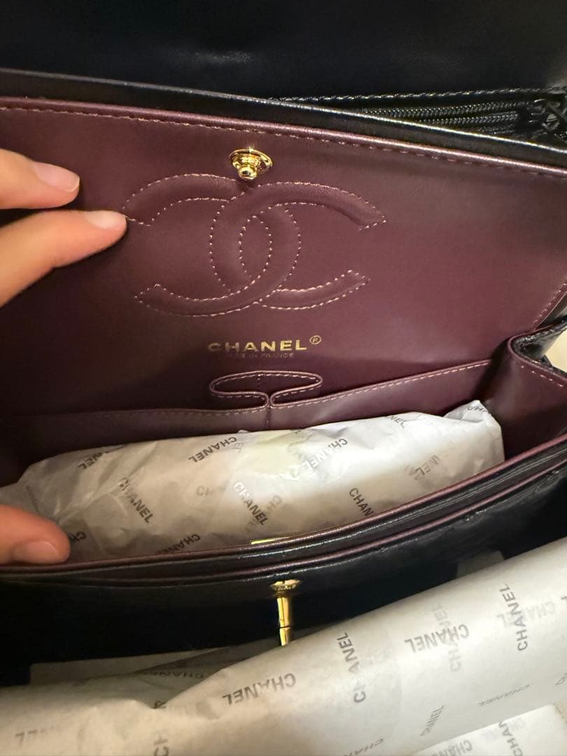 CHANEL マトラッセ　25センチ　ラムスキン